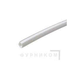 Уплотнитель для паза под штапик, универсальный, белый