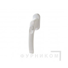 Ручка оконная с кнопкой  35 мм, белый