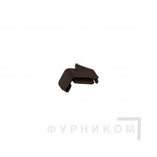 Накладка торцевая на профиль  FP-16 коричневая, левая