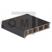 Подоконник пластиковый Moeller 450 мм, черный ультраматовый (clean-touch)