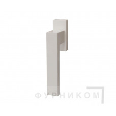 Ручка оконная Internika DUBLIN 45 мм, алюминиевая, 2 винта, белый матовый(45°)