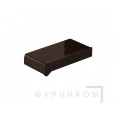 Подоконник пластиковый Moeller 250мм, венге глянцевый