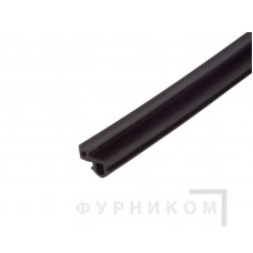 Уплотнитель для профиля KBE (255) (стеклопакет), чёрный, "ELEMENTIS", ТЭП