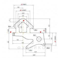 Уплотнитель для профиля VEKA 253 (рама, стеклопакет), EPDM, чёрный