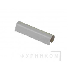 Накладка декоративная нижней фальцевой петли, FEB, правая, белая, Siegenia