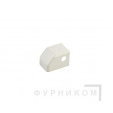 Накладка декоративная нижней петли на раме, малая, белая, Internika