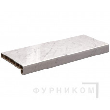 Подоконник пластиковый Moeller LD 40, 350мм, белый агат