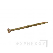 Шуруп 6x120 мм, потайная головка, неполная резьба, PZ, без насечек, MAXBAR